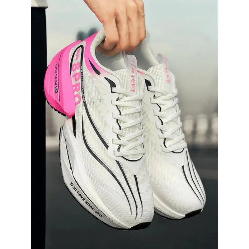 Parent - Child Pink - Blue Gradient Racing Running Shoes, Tech Sports Style, Breathable Mesh Material, Lightweight & Responsive, Comfortable on Feet, Ideal for Parent - Child Running Training & Daily Sports Parent - Child Pink - Blue Gradient Racing Running Shoes, Tech Sports Style, Breathable Mesh Material, Lightweight & Responsive, Comfortable on Feet, Ideal for Parent - Child Running Training & Daily Sports