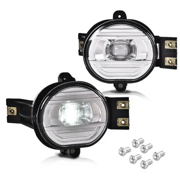 LED Projector Fog Lights Fit For 02-09 Dodge Ram 1500/2500/3500 04-06 Durango
