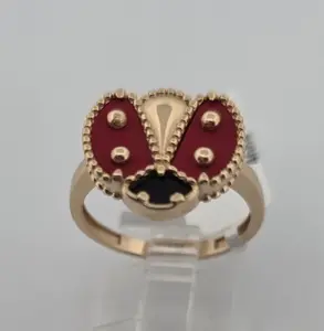 ANILLO 14K LADYBUG