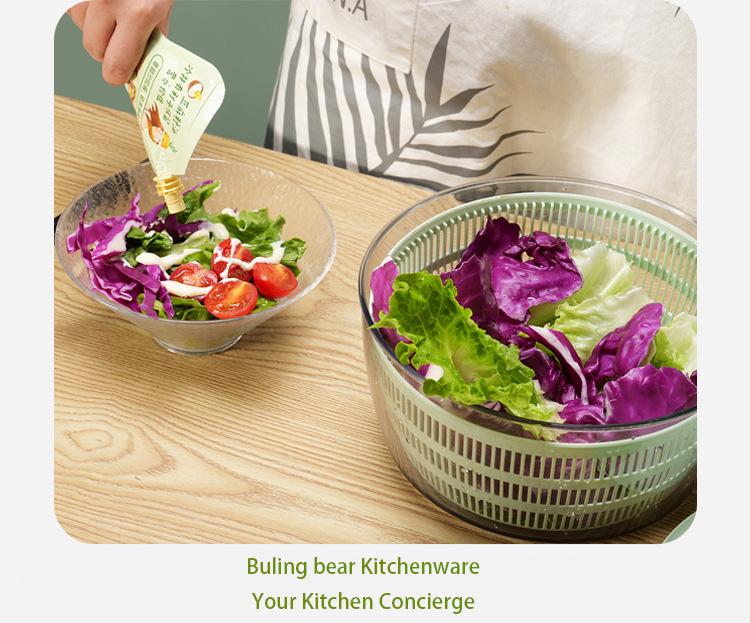 Salad Spinner, Vegetables Wash Bowl, Fruits & Herb Lettuce Dryer with 3 Blade Slicer Egg Yolk Strainer Shredder for Efficient Salad Preparation and Food Washing, 4.25Qt Salad Spinner, Vegetables Wash Bowl, Fruits & Herb Lettuce Dryer with 3 Blade Slicer Egg Yolk Strainer Shredder for Efficient Salad Preparation and Food Washing, 4.25Qt