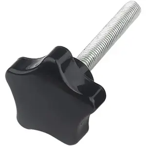 4 Pcs M8 x 70mm Star Clamping Knob Grip Thumb Screw Head Diameter 38mm Knobs Nut Screws Tightening Thread Replacement Machine Handle