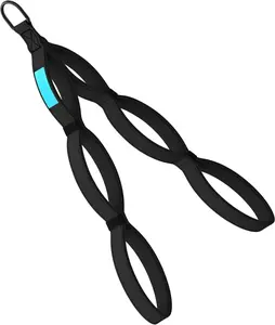 Tricep Rope  Attachment. 28.7 Inch & 22 Inch Two Lengths Built in One Pull Down Rope, Black &