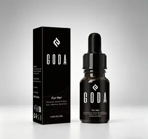 GODA For Her Pheromone Perfume Oil 15ml | Jasmine & Rose Floral Scent, Sweet & Spicy Aroma, Long Lasting Feminine Travel Perfume, Vegan & Cruelty-Free