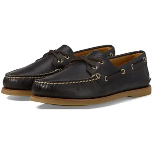 Sperry Gold Cup A-O Orleans 2-EYE Black Boat Shoes Men's US sizes 7-15-NEW WIDE