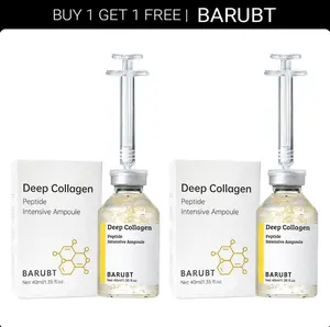 Buy 1 get 1 free, 2 bottles Deep Collagen Peptide Ampoule 40ml Anti Aging Concentrate for Skin Care Face-Lift at Homeserum with Peptides & Silk Lifting Peptide Formula and Syringe Desig (1.35 fl.oz/bottle)