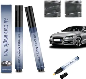 Magic Car Scratch Removal Pen for All Cars On Any Colors Fix Scratches Swirl Marks And Scuffs, Easy Use for A Seamless Finis, 2 PCS