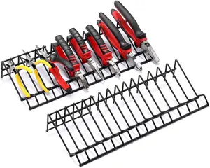 Wevdn  PCS Plier Organizer Drawer Storage Rack for  Pliers, Metal Plier Wrench Cutter Organizer for Tool Box Drawer, Tool Box Storage Organization Holder, Car Accessories
