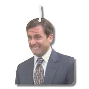Michael Scott Meme Face Car Air Freshener Ornament Gag Gift