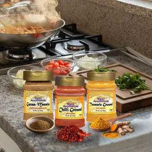 Rani Turmeric Powder, Chilli Powder, Garam Masala 3oz (85g) PET Jar Combo Pack of 3 ~ All Natural | | 100% Pure, Salt Free | Vegan | Gluten Friendly | NON-GMO | Indian Origin