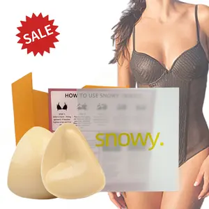 Snowy Push Up Sticky Bra, Sticky Push Up Bra Inserts, Instant Bust Double Boost, No Trace Invisible Adhesive Bra, Upward Lift Breathable Adhesive Bra, Jelly Seamless Lift Sticky Bra, Waterproof Sweatproof Reusable Push Up Bra