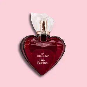 HighOnLove Pure Passion Perfume - Cruelty Free Signature Fragrance with Citrus Fruits Jasmine Cocoa Oud & Patchouli Notes