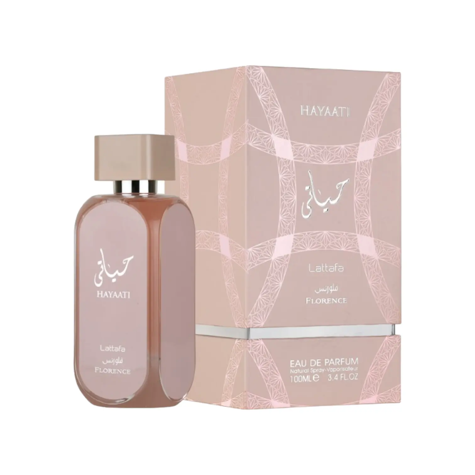 Lattafa | Hayaati | Florence | Women's Fragrance | 100 ML - 3.4 OZ | Eau De Parfum | Citruses - Pink Grapefruit & Musk