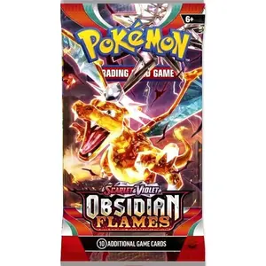 Pokemon Scarlet & Violet Obsidian Flames Collectible Non-Sports Trading Card Booster Pack for Enthusiasts