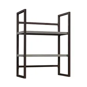Manhattan Gate Library Hutch Modern Design with Durable Metal Frame & Impact Resistant Shelves for Efficient Storage and Organization