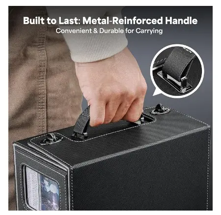 Kabinka Commander Deck Box for MTG with Handle, Multi Deck Case with Large  Dice Tray Fits