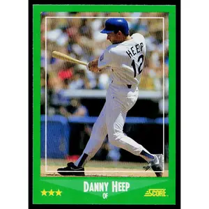 Danny Heep 1988 Score #417 Los Angeles Dodgers