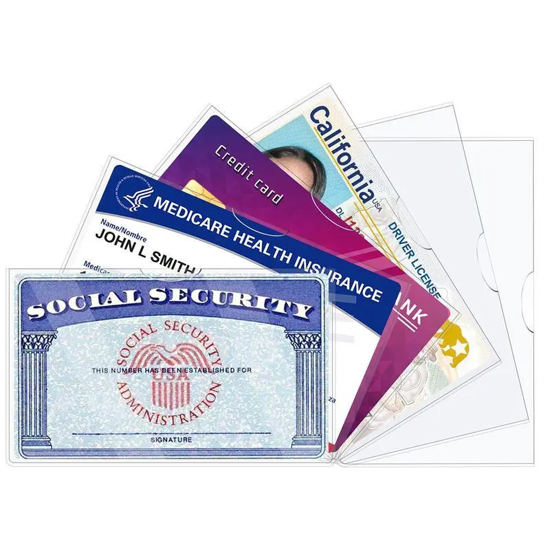 protective sleeve for credit cards Luumxai 16 RFID Blocking Sleeves Set (10 Card Holders & 4 Passport Protectors) Identity Theft Protection Secure Sleeves Set.Waterproof aluminum foil slim Design easily into your Wallet : Clothing, Shoes Fits most credit cards and identification valonic set of 6 RFID