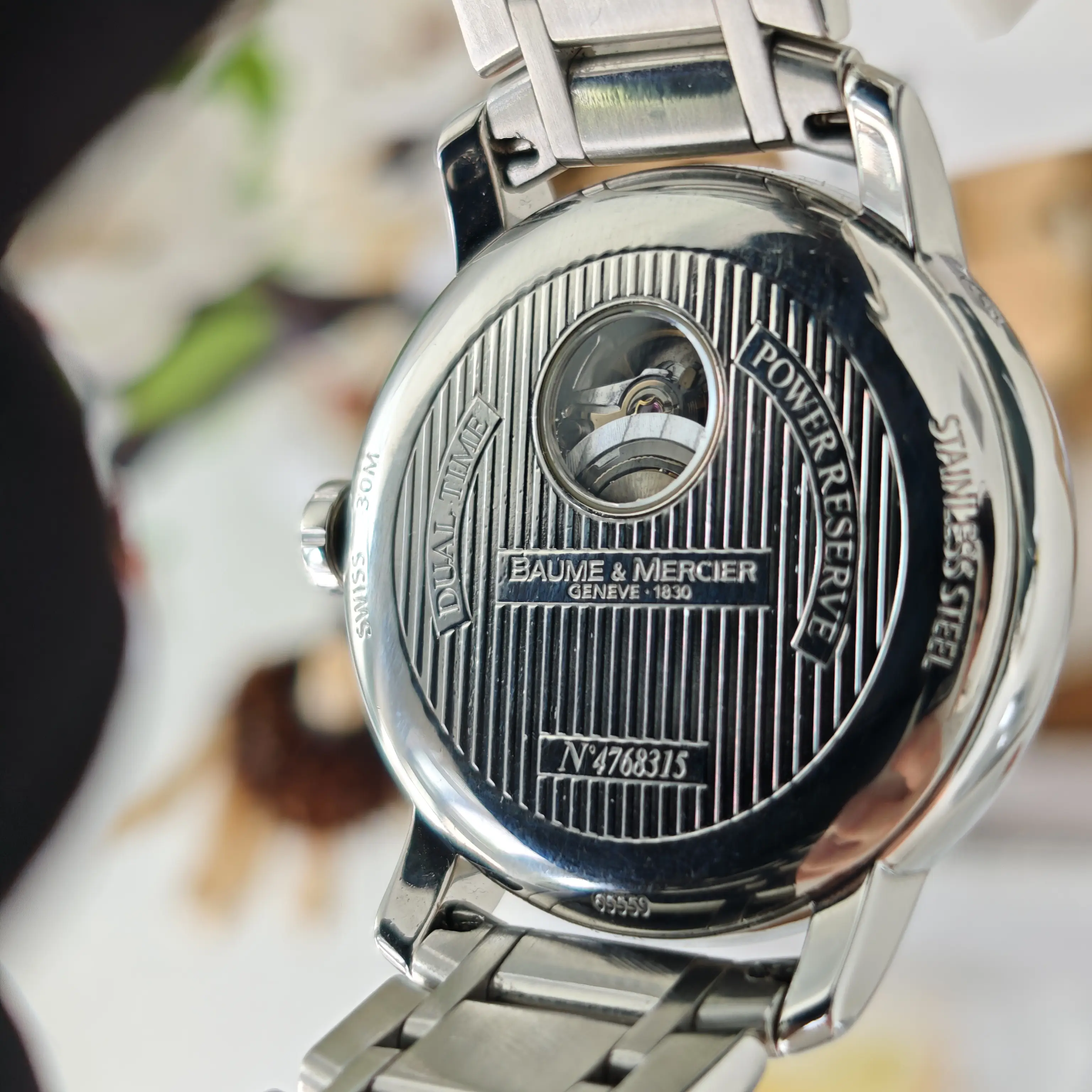 Baume & Mercier Classima Executives GMT Open Heart Automatic Watch