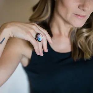 Nebula Ring - Interchangeable Design for Customizable Style