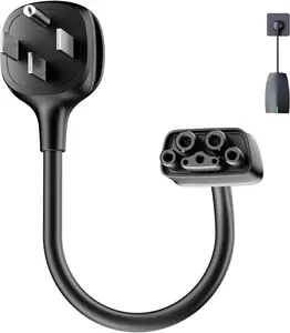 NEMA 14-50 Adapter for Tesla Gen 2 Mobile Charger,Connect Tesla Mobile Charger to NEMA 14-50 240V Outlet at 32 Amp (Length 10") Compatible with Tesla 3/S/X/Y/Cybertruck