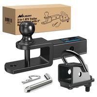 2" Hitch Receiver with 1-7/8" Ball&Adapter