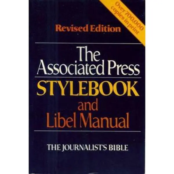 USED-The Associated Press Style Book And Libel Manual: With Appendixes On Photo Captions, Filing The Wire by Associated Press Staff (Paperback)