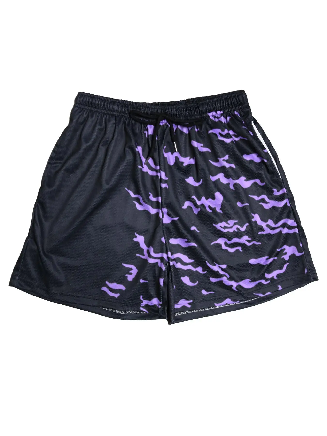 Men's All Over Print Drawstring Waist Shorts, Casual Pocket Tie Front Track Shorts for Summer, Shorts for Men, Fashion Men's Bottoms for Gym Workout R