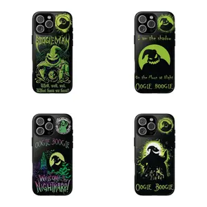 Oogie Boogie Welcome To Nightmare Christmas phone Cases For iPhone 12/13/14/15/16/17 Promax Pro Plus and 17 Air ,Perfect for Her/Him fashionable gift