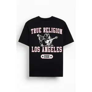 True Religion Men's Mesh Print Buddha T-Shirt - Multicolor