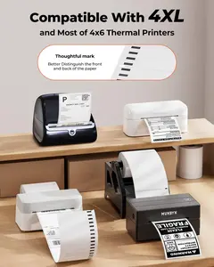 MUNBYN 4"X6" Direct Thermal Printer Label, Shipping Labels Compatible with Rollo, Jadens, Nelko, DYMO 4XL 1744907,1755120, 220 Sheets/Roll