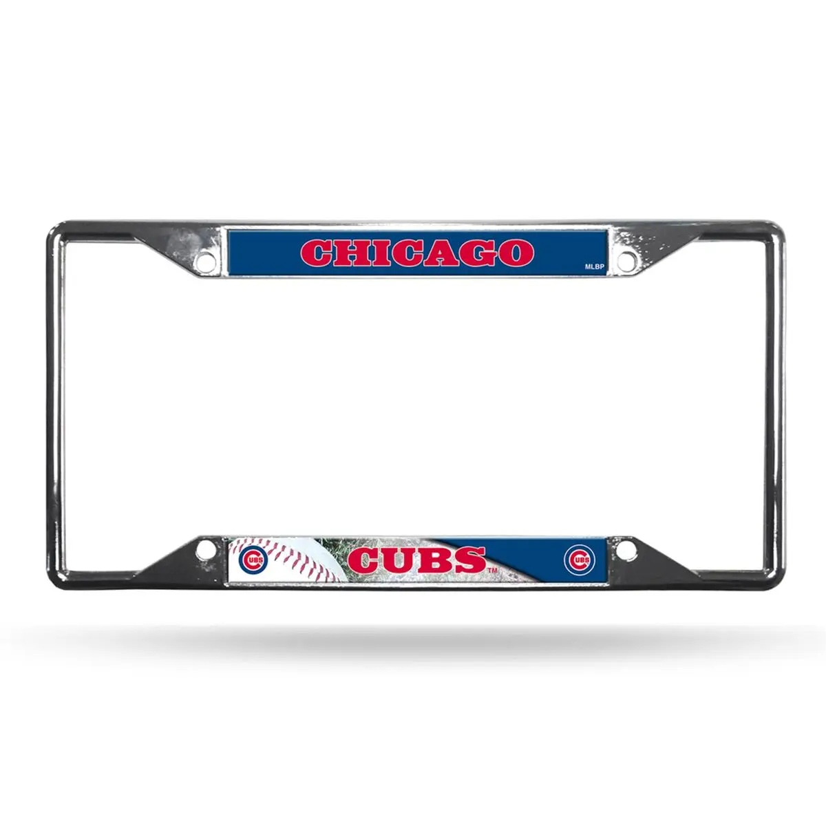 212 MAIN Chrome Metal License Plate Frame - EZ View, Easy Mounting, Heavy-Duty, Pre-Drilled Holes