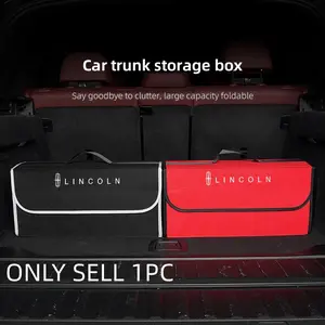 Car Storage Bag Car Trunk Organizer Soft Felt Storage Box For Lincoln Navigator Continental Nautilus Aviator MKZ MKX MKC MKT MKS Corsair Mark E
