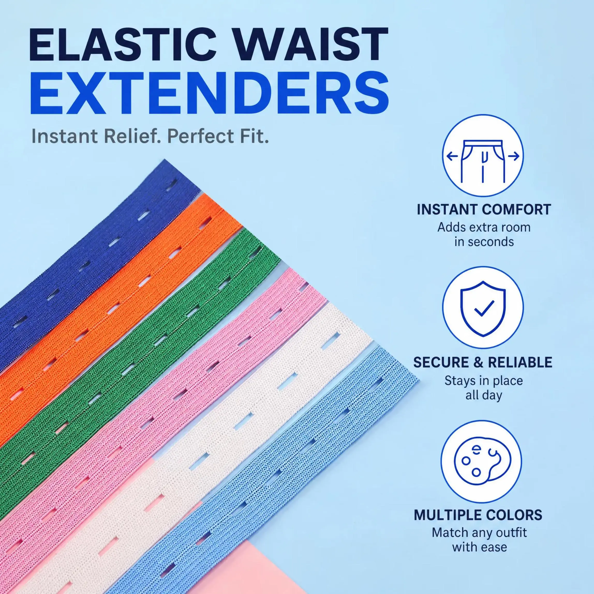 Adjustable Snap Elastic Storage Straps, Reusable Towel Bands, Multi-Purpose Organizer Bands for Travel Gym Clothes Blanket