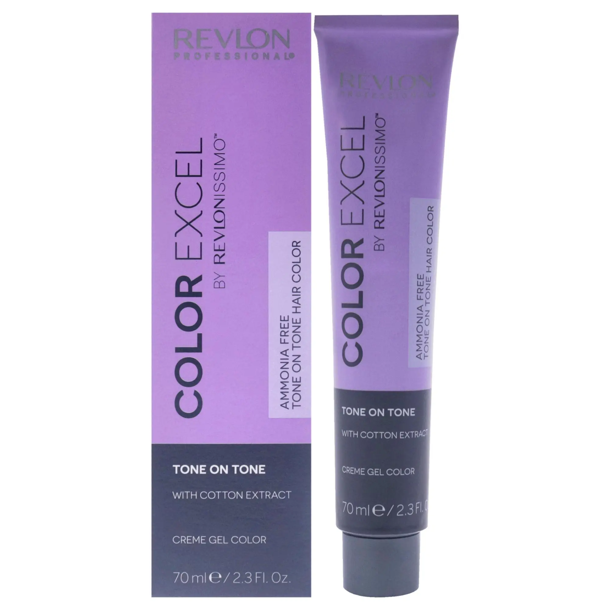 Revlonissimo Color Excel - 5.40 Intense Light Copper Brown by Revlon for Unisex - 2.3 oz Hair Color
