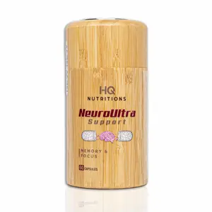 HQ Neuro Ultra | High Quality Brain Booster |Improve Focus,Memory,Concentration & Clarity with HQ IngredientsDHA,AlphaGPC,B3,6,12,Ginkgo biloba,Bacopa,Lutein,Choline & More. Caffeine Free