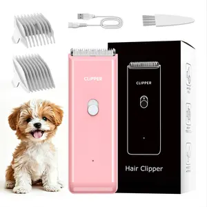 Pet Clippers for Dog Hair Grooming Low Noise, Rechargeable Cordless Cat Shaver with Ceramic Blade,Portable Pet Hair Trimmer for Matted & Long Hair