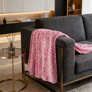 Super Soft Leopard Print Throw Blanket, Lightweight & Fluffy Design, Ideal for Couch & Bed Use, Available in Twin/queen/king Sizes