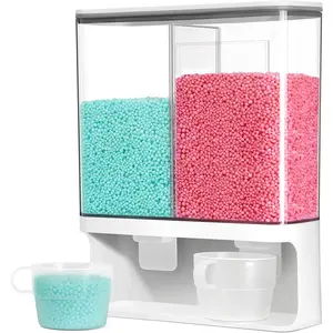 Laundry Detergent Dispenser, Laundry Beads Dispenser, 105 Oz Wall-Mounted Scent Booster Beads Dispenser for Laundry Room Organization, Suitable for Beads, Laundry Powder