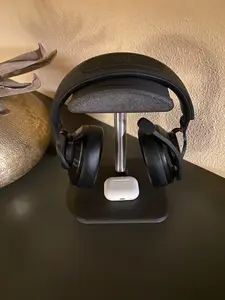 3D Printed Headphone Holder | Gaming Headset Stand | Desk Organizer | Minimalist Headphone Hanger | PC Setup Accessories