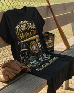 Travel Baseball Starter Kit 9Black-Gold)