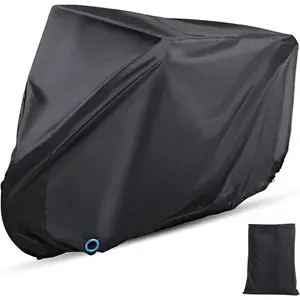 Waterproof Bike Cover for Outdoor Storage – Heavy Duty Bicycle Cover with Lock Hole – Fits Mountain & Road Bikes – UV & Rain Protection, Windproof Design