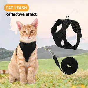 Breathable Air Mesh Reflective, Adjustable At Night, Comfortable and Non-tensile Custom Dog Vest Wiring Harness, Suitable for Day and Night To Prevent Decoupling, Suitable for Outdoor Walking