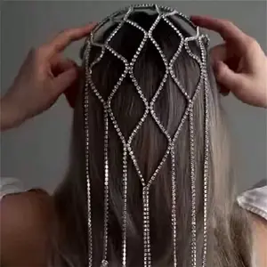 Hair Jewelry Layered Rhinestone Headwear