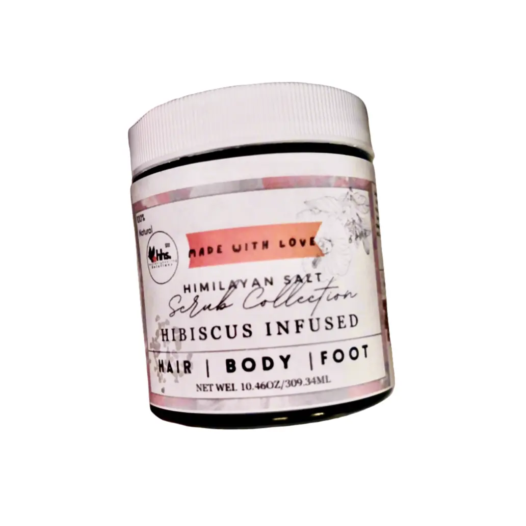 Hibiscus-Infused  Himalayan Body Scrubs