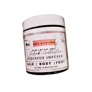 Hibiscus-Infused  Himalayan Body Scrubs