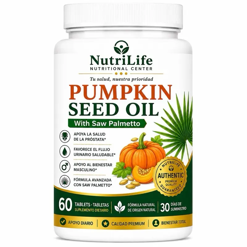 Premium Pumpkin Seed Herbal Supplement - 60 Tablets