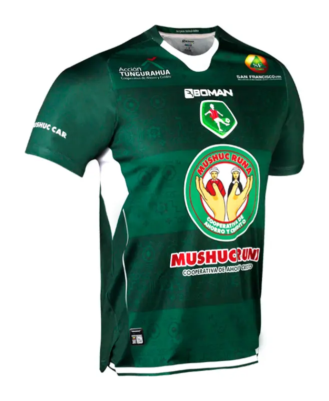 Mushuc Runa 2022 Third Kit – Green-White Plain Jersey - Ecuadorian Serie A,soccer jersey,football jersey authentic, sports shirt, jersey vintage, special edition, match jersey, training wear.