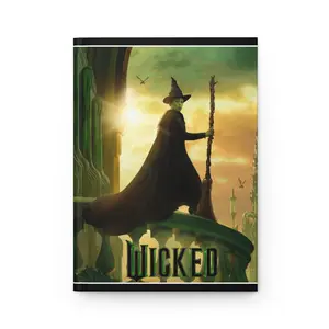 Wicked Fantasy Hardcover Journal, Witch and Princess Notebook, Magical Gift for Believers, Writing Inspiration, Literary Keepsake