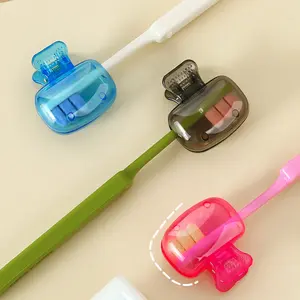 Multiple Colors Available Toothbrush Holder, Home Portable Travel Essential, Toothbrush Protection Cap Storage Box, Travel Must-Have Toothbrush Protector, Cover