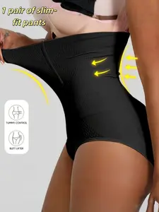High-Waisted Seamless Smooth Tummy Control Panties, Slim-Fitting Shapewear for Women, Ideal for Sports, Daily Wear, Home Use, Underwear